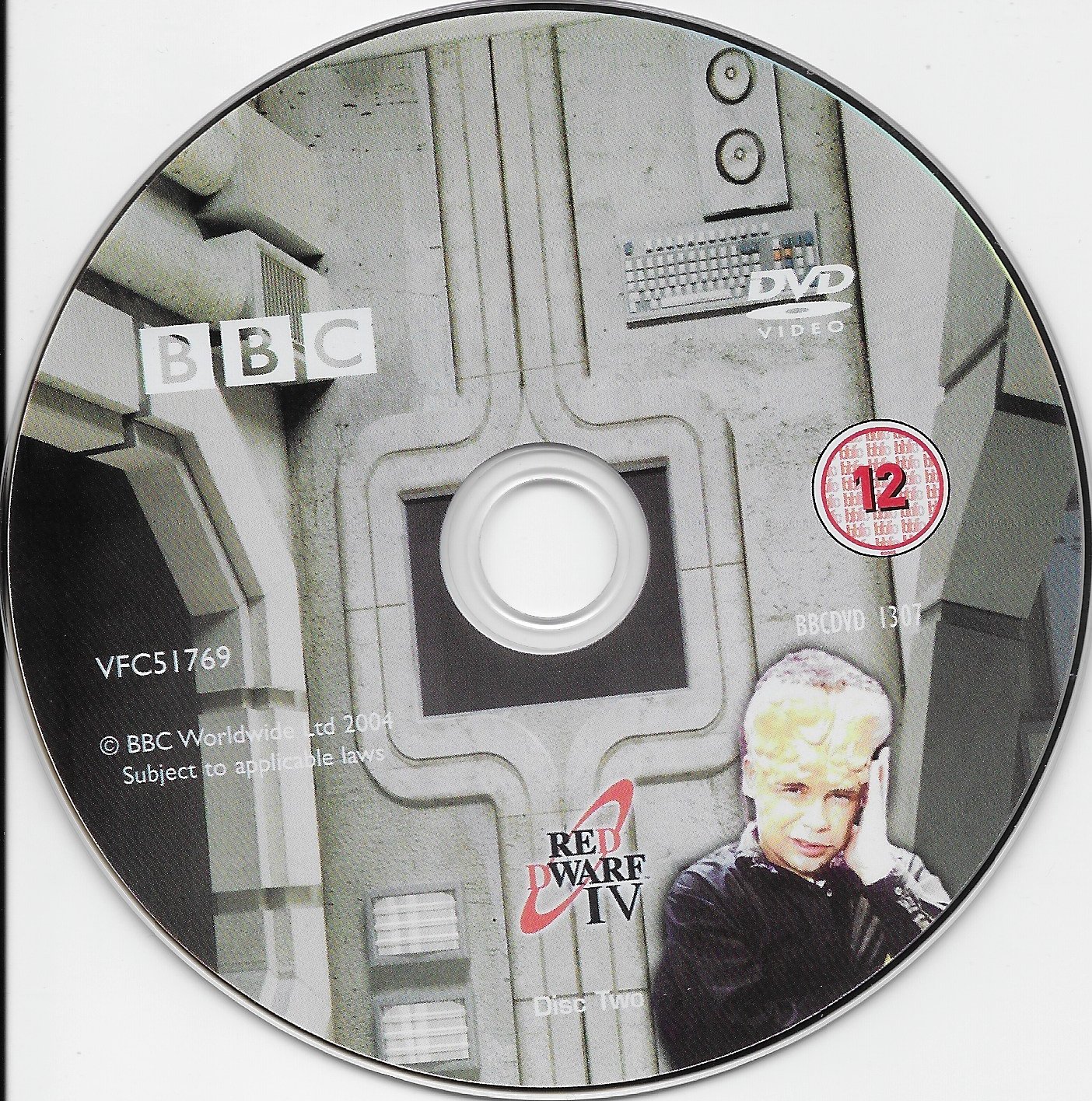 BBCDVD 1307 Red dwarf - Series IV Rob Grant / Doug Naylor from the BBC records and Tapes library Label